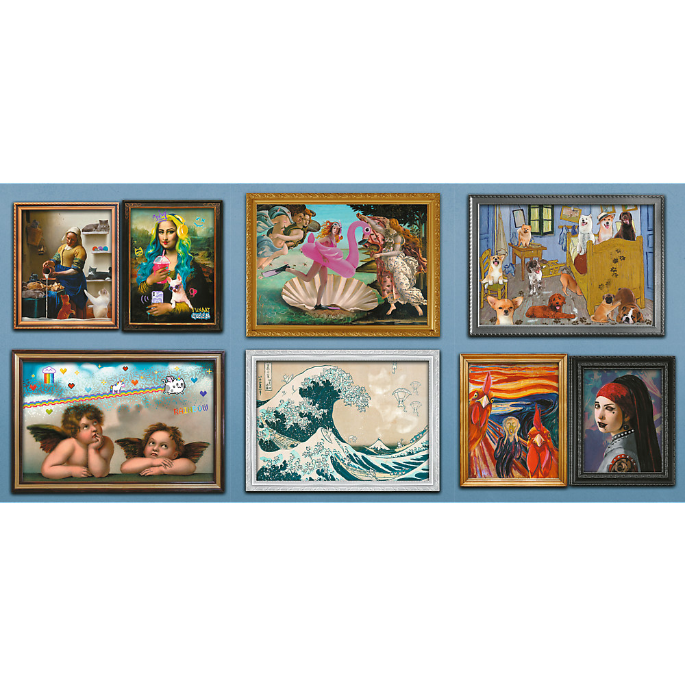 TREFL PRIME Jigsaw จิ๊กซอว์ศิลปะ 9000 ชิ้น Not So Classic Art Collection (198.6x92.8 cm.) พร้อมส่ง