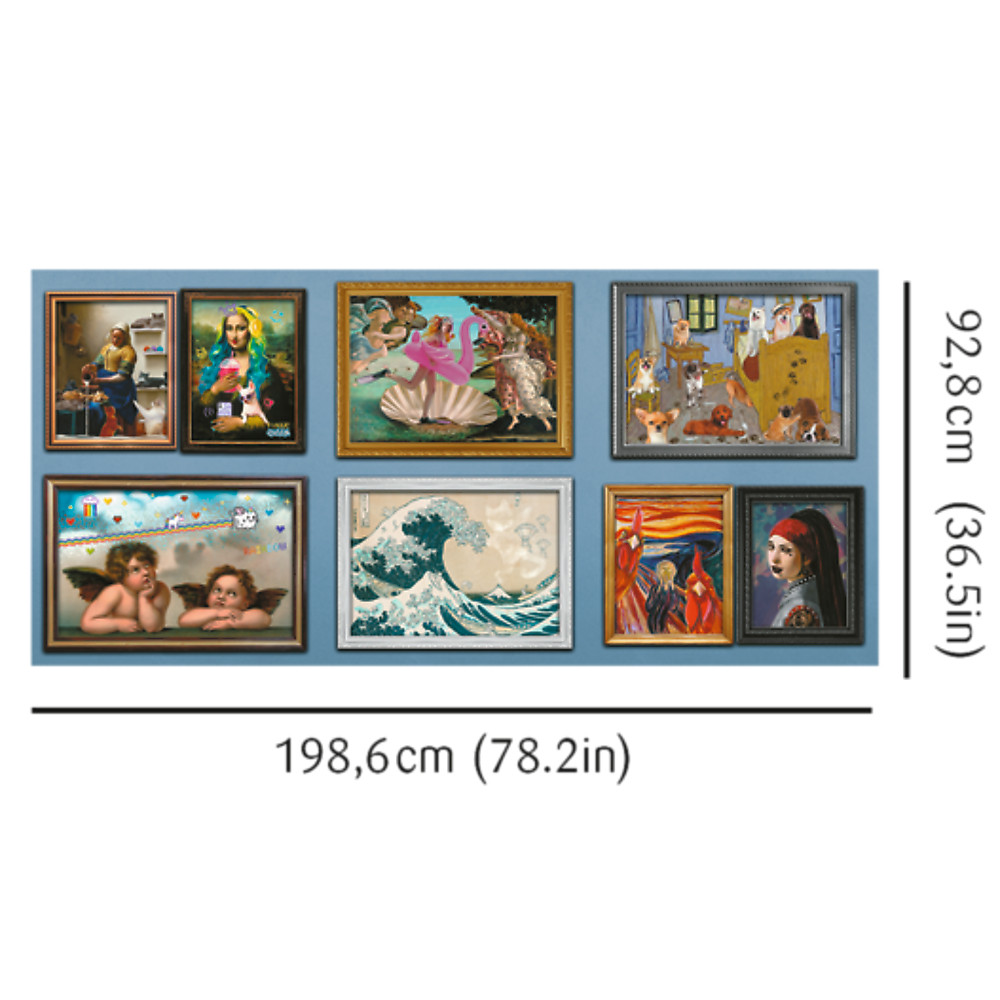 TREFL PRIME Jigsaw จิ๊กซอว์ศิลปะ 9000 ชิ้น Not So Classic Art Collection (198.6x92.8 cm.) พร้อมส่ง