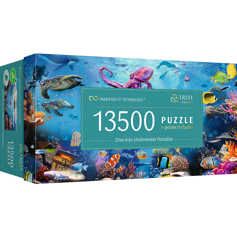TREFL PRIME Jigsaw จิ๊กซอว์ 13500 ชิ้น Dive into Underwater Paradise (198.6 X 137.6 cm.) พร้อมส่ง