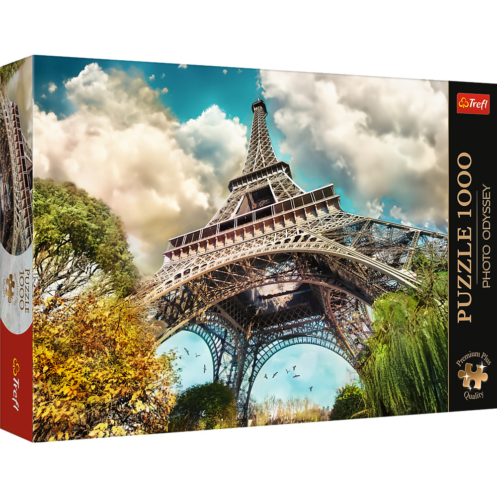 TREFL PP Photo Odyssey Jigsaw จิ๊กซอว์ 1000 ชิ้น Eiffel Tower in Paris, France (68.3x48 cm.) ผลิตและนำเข้าจากยุโรป