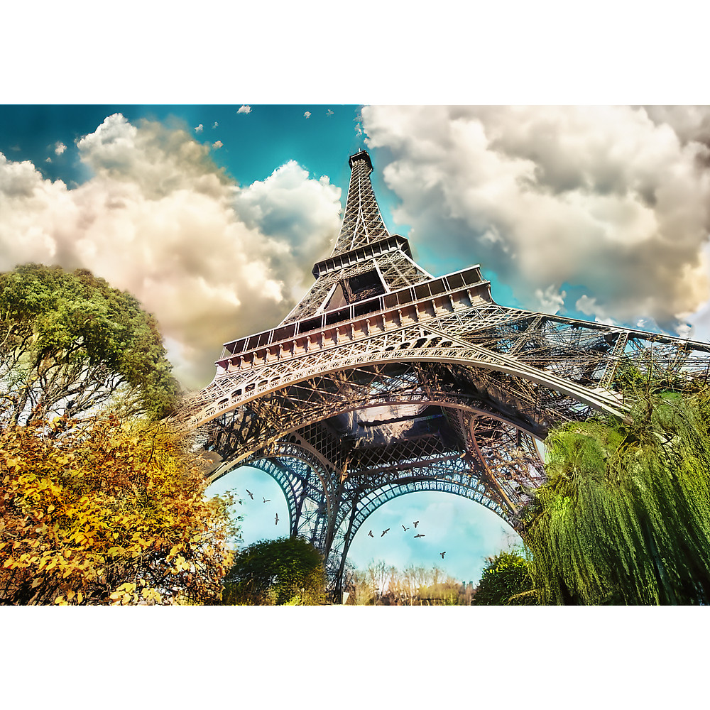 TREFL PP Photo Odyssey Jigsaw จิ๊กซอว์ 1000 ชิ้น Eiffel Tower in Paris, France (68.3x48 cm.) ผลิตและนำเข้าจากยุโรป