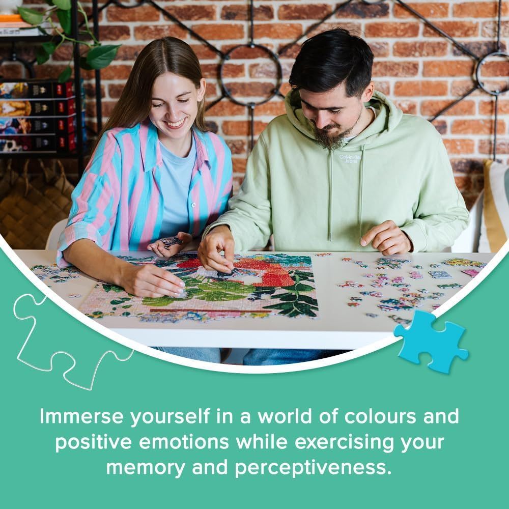 TREFL Premium Plus Art of Colour Jigsaw จิ๊กซอว์ 1000 ชิ้น Barcelona, Spain (48x68.3 cm.) ผลิตและนำเข้าจากยุโรป พร้อมส่ง