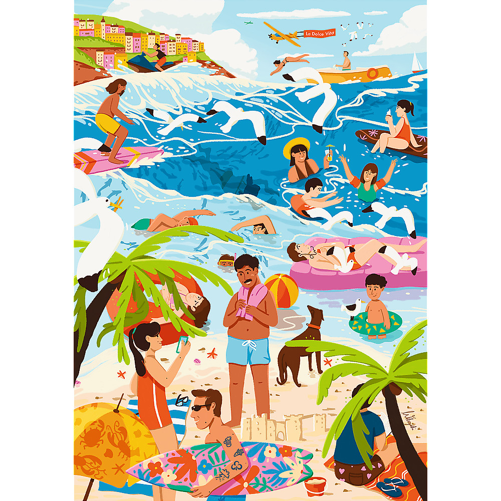 TREFL PP Art of Colour Jigsaw จิ๊กซอว์ จำนวน 1000 ชิ้น (48x68.3 cm.) ผลิตและนำเข้าจากยุโรป พร้อมส่ง