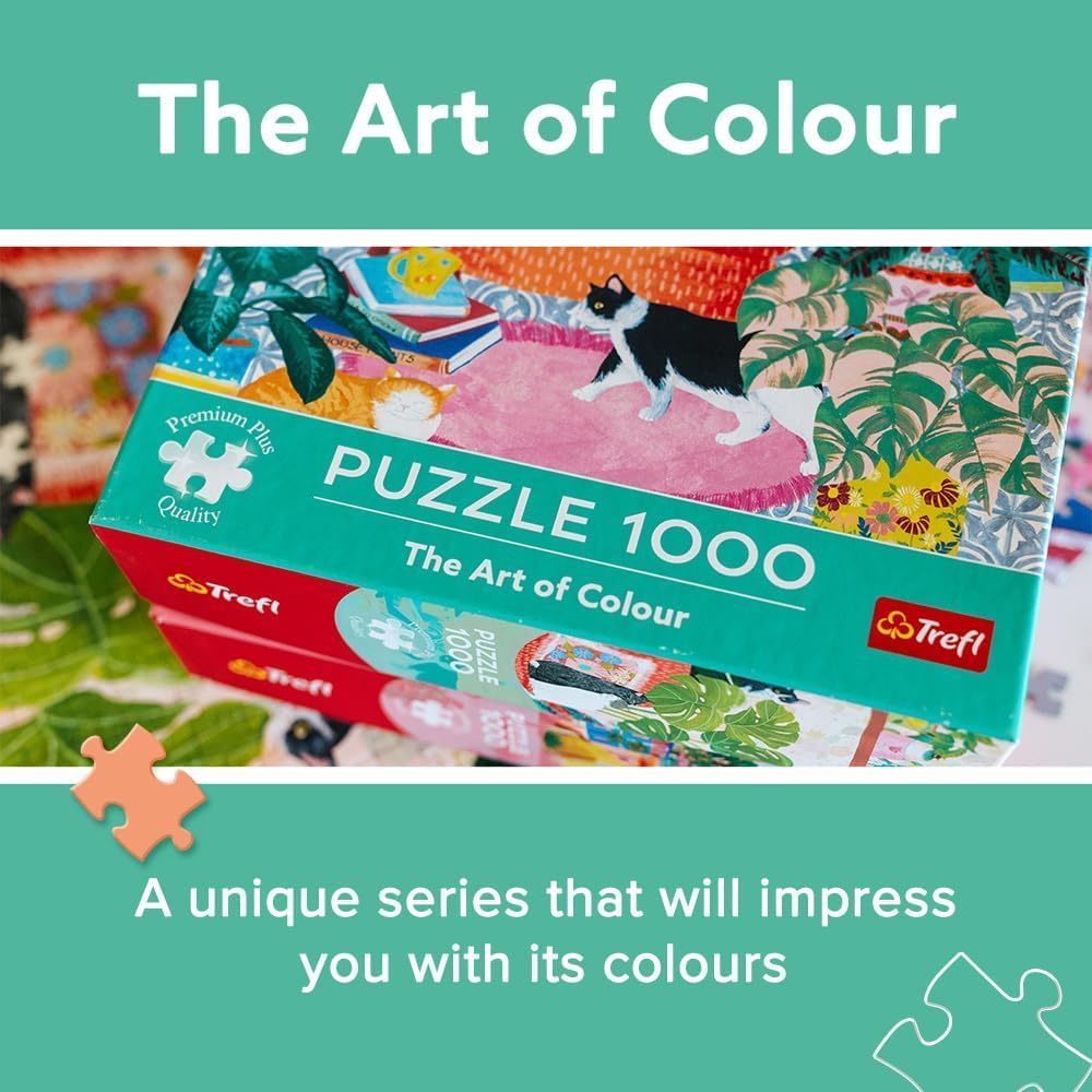 TREFL PP Art of Colour Jigsaw จิ๊กซอว์ จำนวน 1000 ชิ้น (48x68.3 cm.) ผลิตและนำเข้าจากยุโรป พร้อมส่ง
