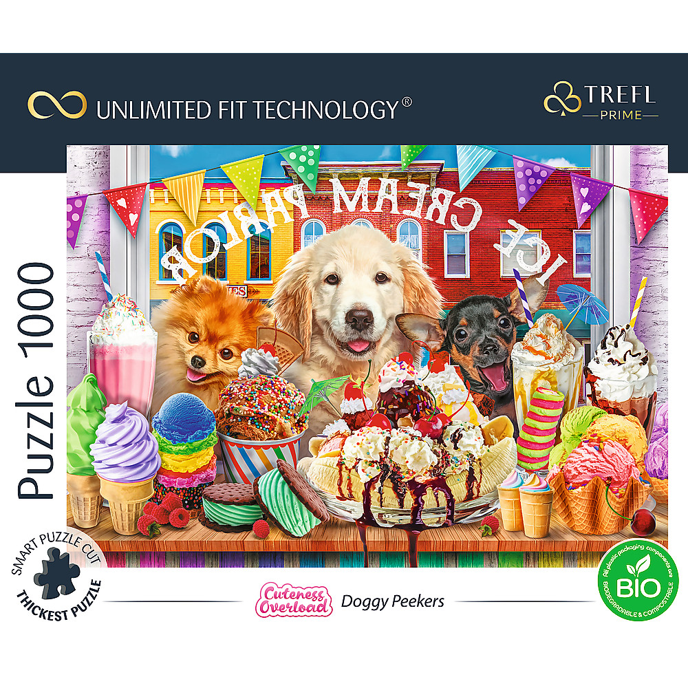 TREFL Jigsaw จิ๊กซอว์ จำนวน 1000 ชิ้น ลาย หมา แมว Cats Dogs Puzzles (68.3x48 cm.) ผลิตและนำเข้าจากยุโรป พร้อมส่ง