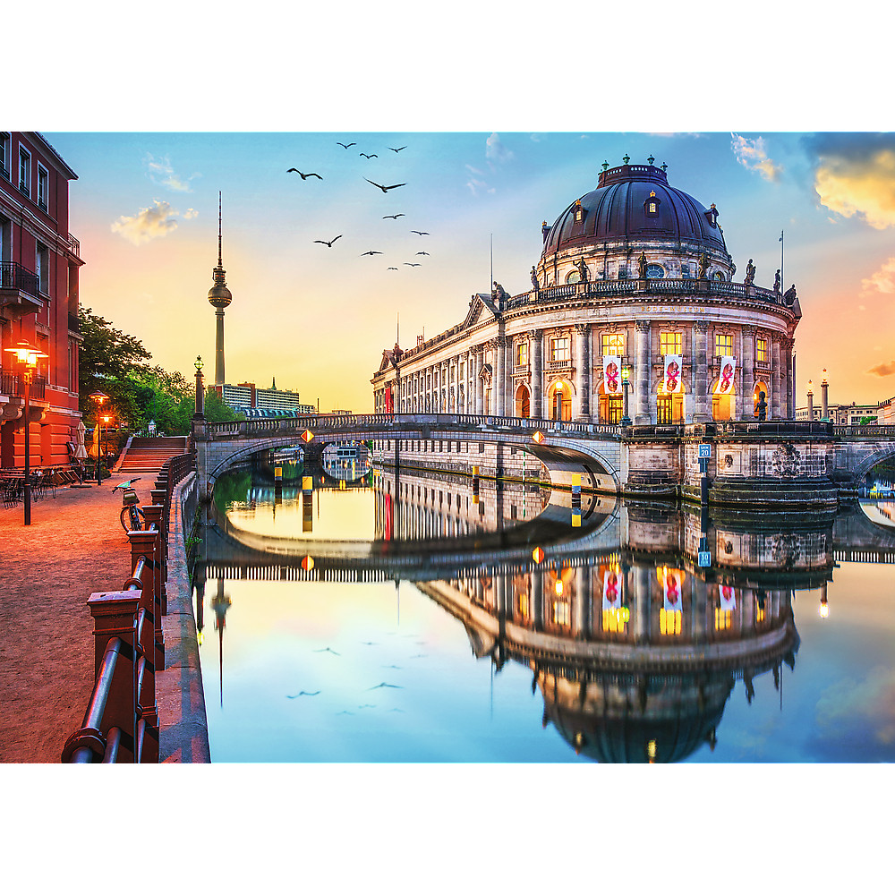 TREFL PP Photo Odyssey Jigsaw จิ๊กซอว์ จำนวน 1000 ชิ้น รุ่น Bode Museum in Berlin, Germany (68.3x48 cm.) นำเข้าจากยุโรป