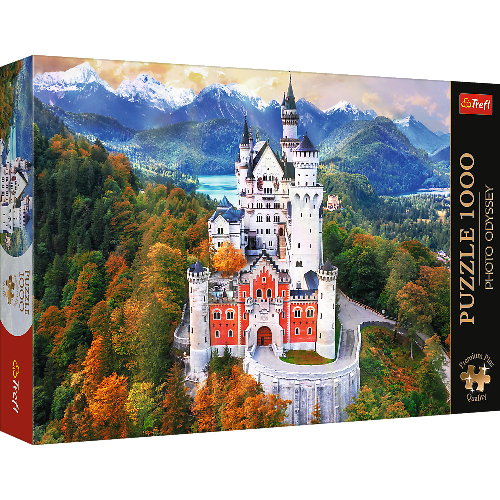 TREFL PP Photo Odyssey Jigsaw จิ๊กซอว์ 1000 ชิ้น รุ่น Neuschwanstein Castle, Germany (68.3x48 cm.) ผลิตและนำเข้าจากยุโรป