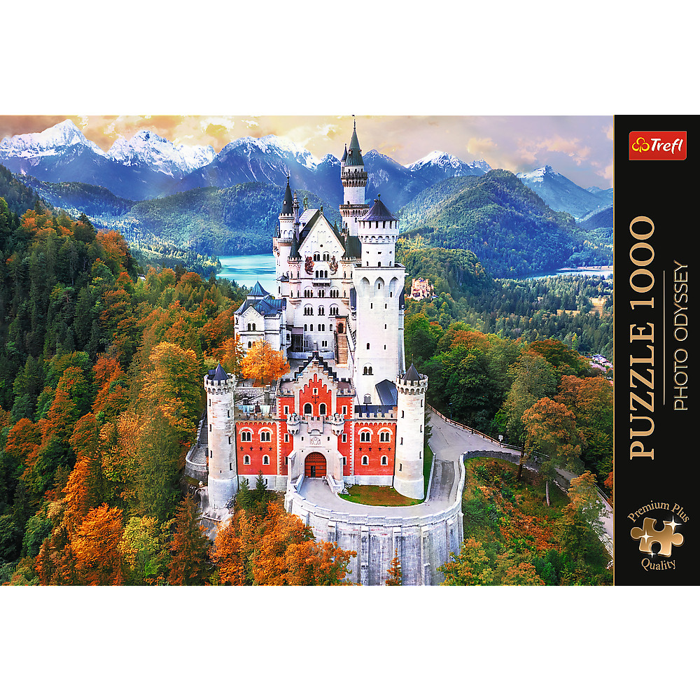 TREFL PP Photo Odyssey Jigsaw จิ๊กซอว์ 1000 ชิ้น รุ่น Neuschwanstein Castle, Germany (68.3x48 cm.) ผลิตและนำเข้าจากยุโรป