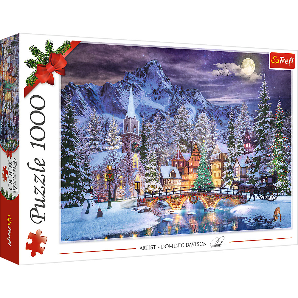 TREFL Jigsaw จิ๊กซอว์ คริสมาสต์ จำนวน 1000 ชิ้น รุ่น Christmas Atmosphere (68.3x48 cm.) ผลิตและนำเข้าจากยุโรป พร้อมส่ง