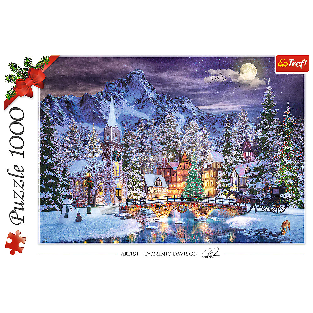 TREFL Jigsaw จิ๊กซอว์ คริสมาสต์ จำนวน 1000 ชิ้น รุ่น Christmas Atmosphere (68.3x48 cm.) ผลิตและนำเข้าจากยุโรป พร้อมส่ง