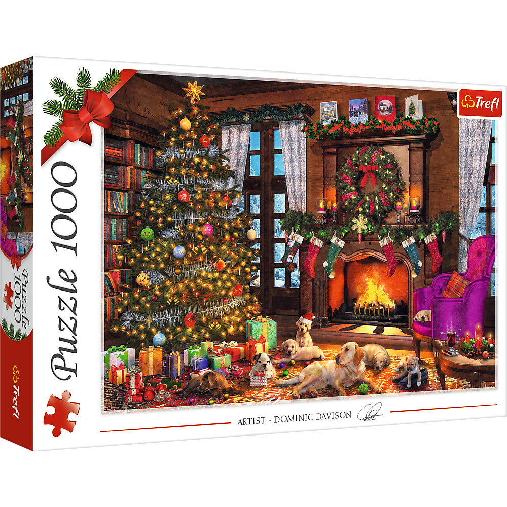 TREFL Jigsaw จิ๊กซอว์ คริสมาสต์ จำนวน 1000 ชิ้น รุ่น Christmas is Coming (68.3x48 cm.) นำเข้าจากยุโรป คุณภาพสูง พร้อมส่ง
