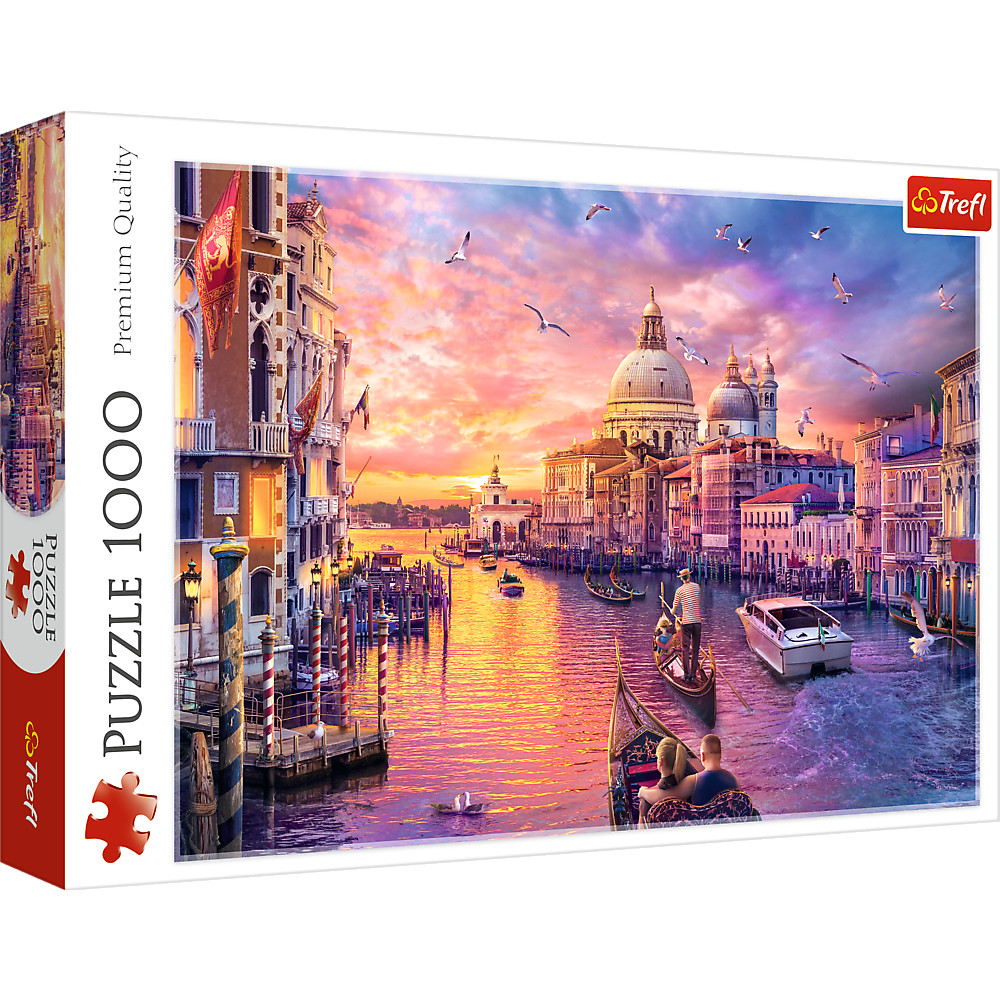 TREFL Jigsaw จิ๊กซอว์ 1000 ชิ้น รุ่น The Charms of Venice (68.3x48 cm.) ผลิตและนำเข้าจากยุโรป พร้อมส่ง