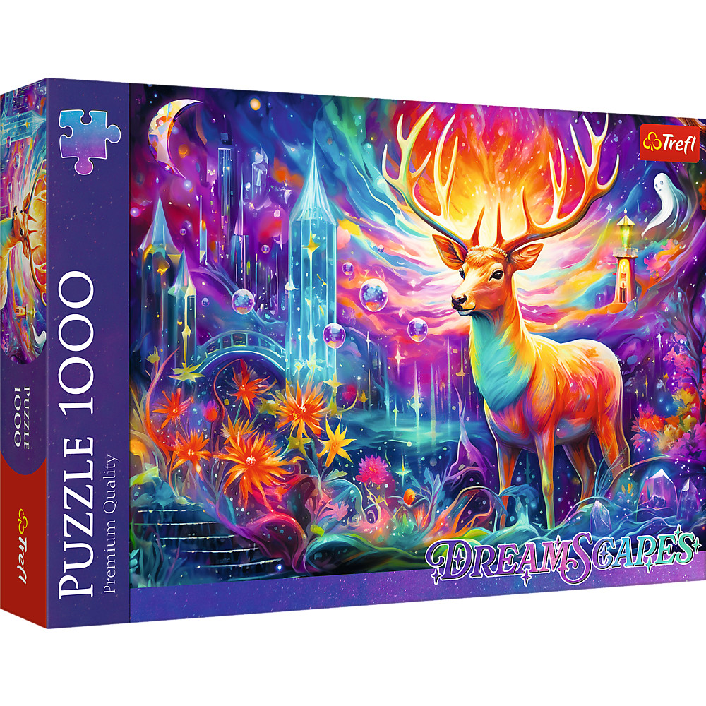 TREFL Jigsaw จิ๊กซอว์ 1000 ชิ้น รุ่น Mystical Deer (68.3x48 cm.) ผลิตและนำเข้าจากยุโรป พร้อมส่ง
