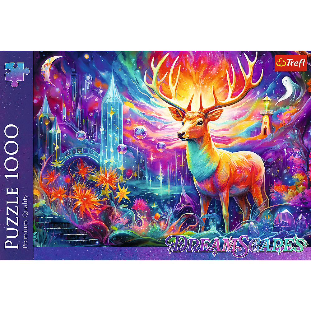 TREFL Jigsaw จิ๊กซอว์ 1000 ชิ้น รุ่น Mystical Deer (68.3x48 cm.) ผลิตและนำเข้าจากยุโรป พร้อมส่ง