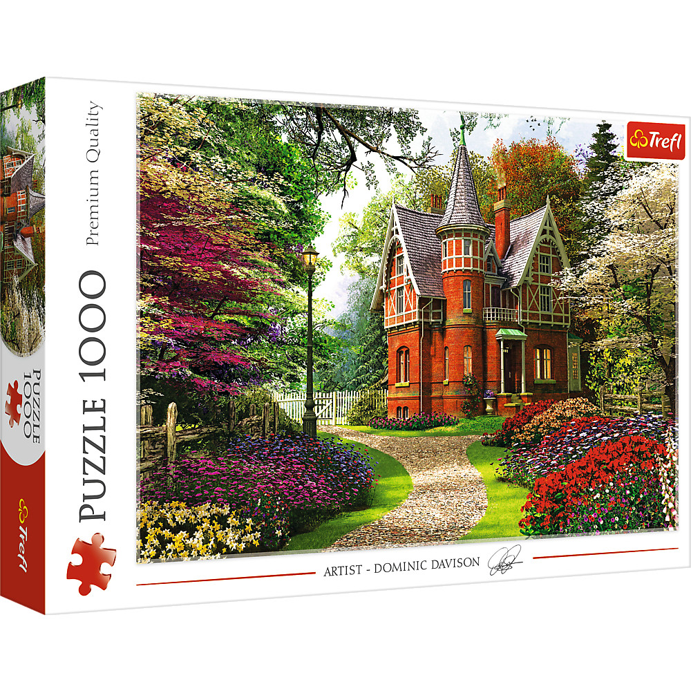 TREFL Jigsaw จิ๊กซอว์ จำนวน 1000 ชิ้น รุ่น Victorian Cottage (68.3x48 cm.) ผลิตและนำเข้าจากยุโรป