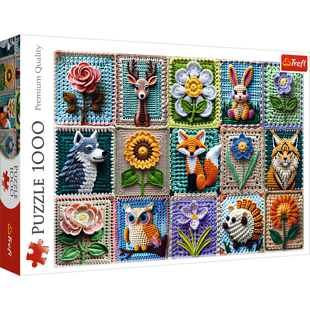 TREFL Jigsaw จิ๊กซอว์ 1000 ชิ้น รุ่น Crochet My Passion (68.3x48 cm.) ผลิตและนำเข้าจากยุโรป พร้อมส่ง