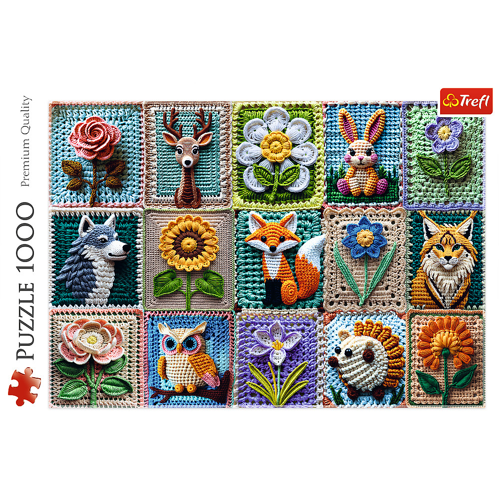 TREFL Jigsaw จิ๊กซอว์ 1000 ชิ้น รุ่น Crochet My Passion (68.3x48 cm.) ผลิตและนำเข้าจากยุโรป พร้อมส่ง