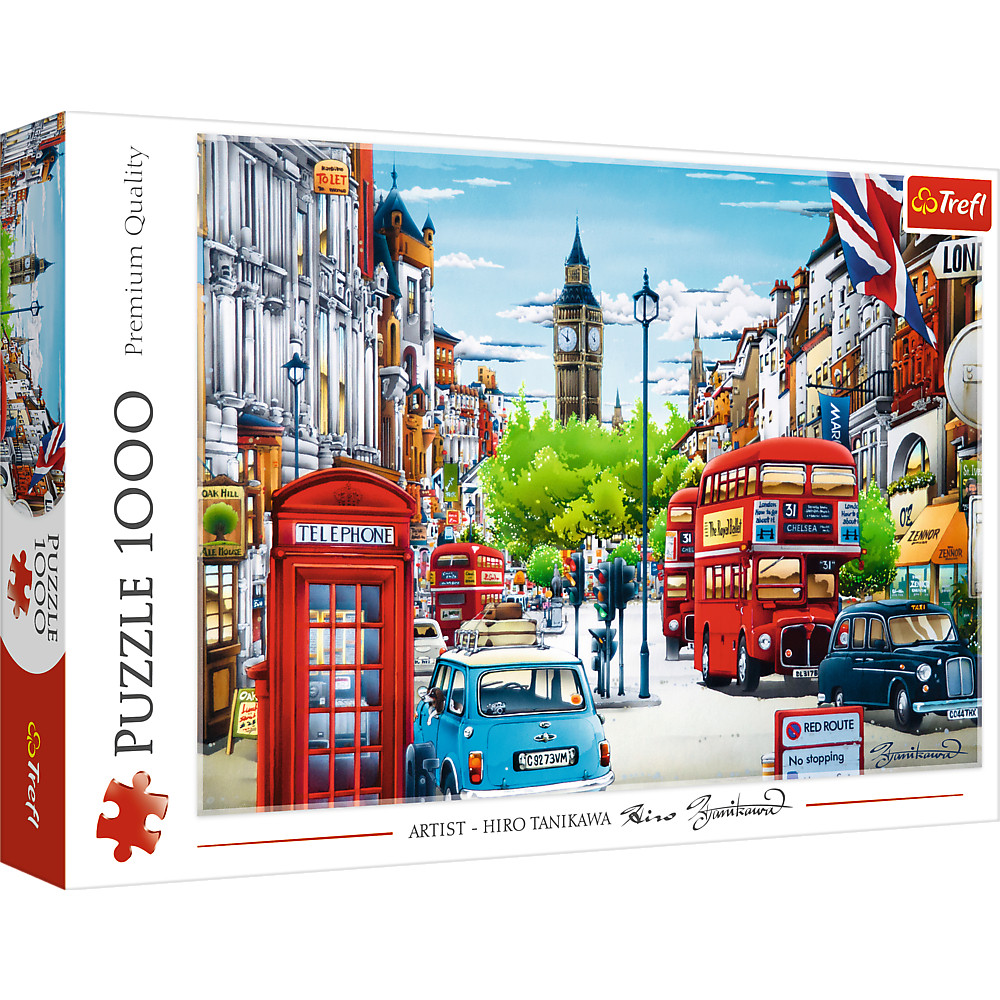 TREFL Jigsaw จิ๊กซอว์ 1000 ชิ้น รุ่น London Street (68.3x48 cm.) ผลิตและนำเข้าจากยุโรป พร้อมส่ง