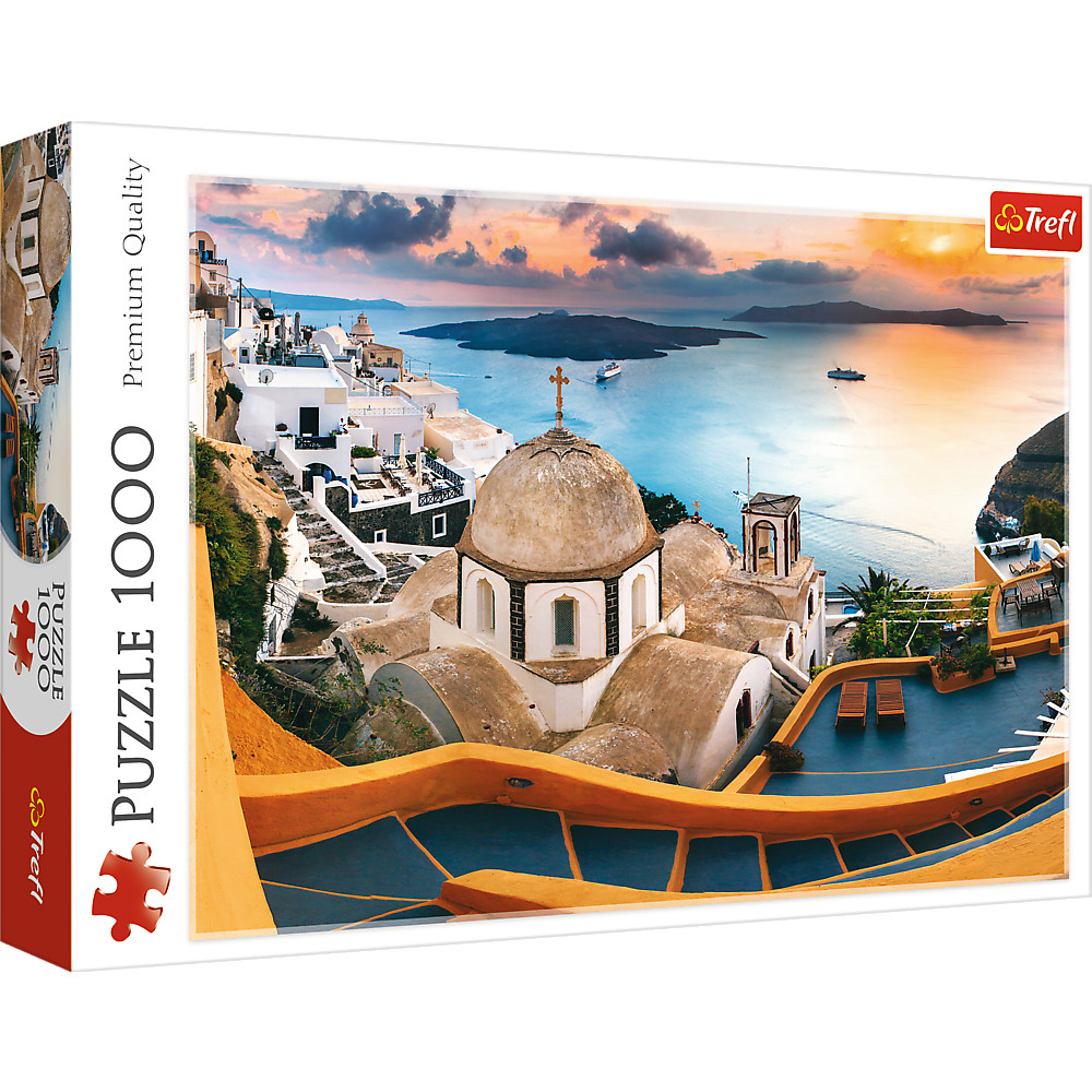 TREFL Jigsaw จิ๊กซอว์ 1000 ชิ้น รุ่น Fairytale Santorini (68.3x48 cm.) ผลิตนำเข้าจากยุโรป พร้อมส่ง