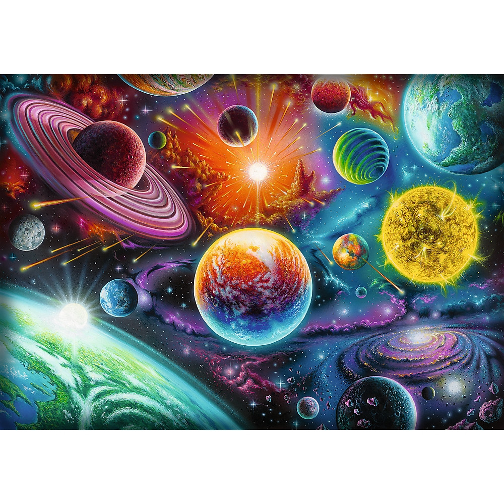 TREFL Jigsaw จิ๊กซอว์ 1000 ชิ้น รุ่น Space Adventure (68.3x48 cm.) ผลิตและนำเข้าจากยุโรป พร้อมส่ง