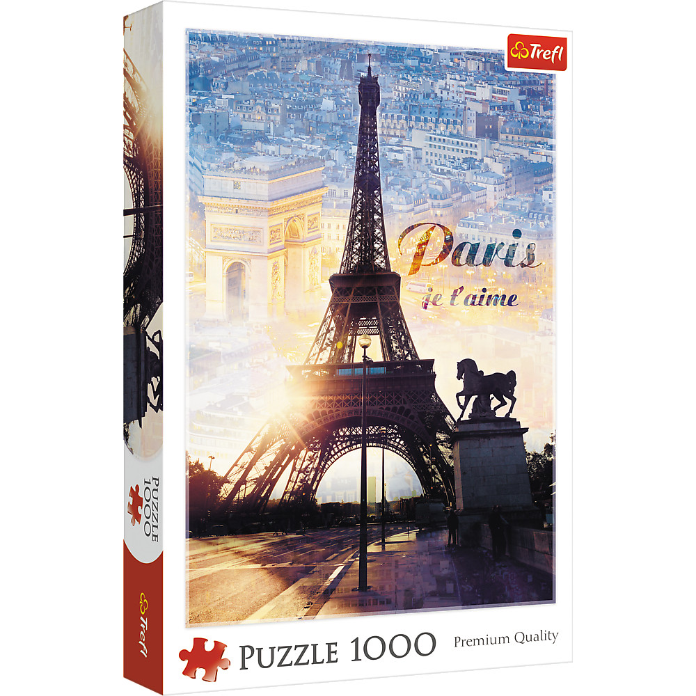 TREFL Jigsaw จิ๊กซอว์ จำนวน 1000 ชิ้น TREFL รุ่น Paris at dawn (68.3x48 cm.) ผลิตและนำเข้าจากยุโรป พร้อมส่ง