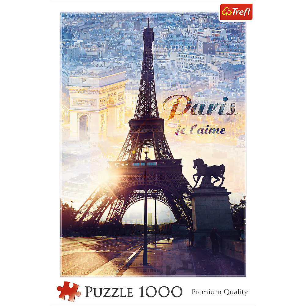 TREFL Jigsaw จิ๊กซอว์ จำนวน 1000 ชิ้น TREFL รุ่น Paris at dawn (68.3x48 cm.) ผลิตและนำเข้าจากยุโรป พร้อมส่ง