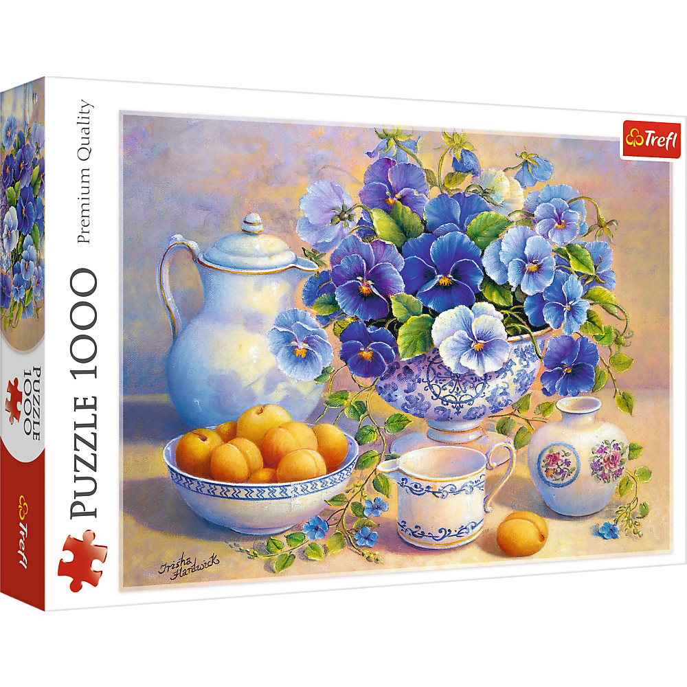 TREFL Jigsaw จิ๊กซอว์ จำนวน 1000 ชิ้น รุ่น Blue bouquet (68.3x48 cm.) ผลิตและนำเข้าจากยุโรป พร้อมส่ง