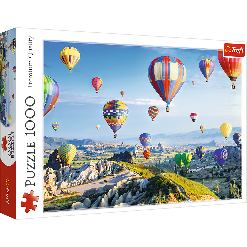 TREFL Jigsaw จิ๊กซอว์ จำนวน 1000 ชิ้น รุ่น View of Cappadocia, Turkey (68.3x48 cm.) นำเข้าจากยุโรป คุณภาพสูง พร้อมส่ง