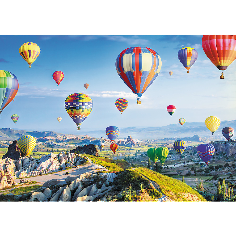 TREFL Jigsaw จิ๊กซอว์ จำนวน 1000 ชิ้น รุ่น View of Cappadocia, Turkey (68.3x48 cm.) นำเข้าจากยุโรป คุณภาพสูง พร้อมส่ง