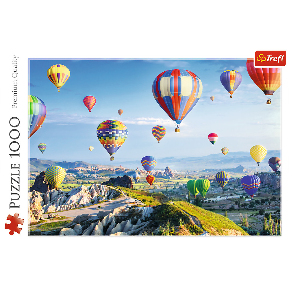 TREFL Jigsaw จิ๊กซอว์ จำนวน 1000 ชิ้น รุ่น View of Cappadocia, Turkey (68.3x48 cm.) นำเข้าจากยุโรป คุณภาพสูง พร้อมส่ง