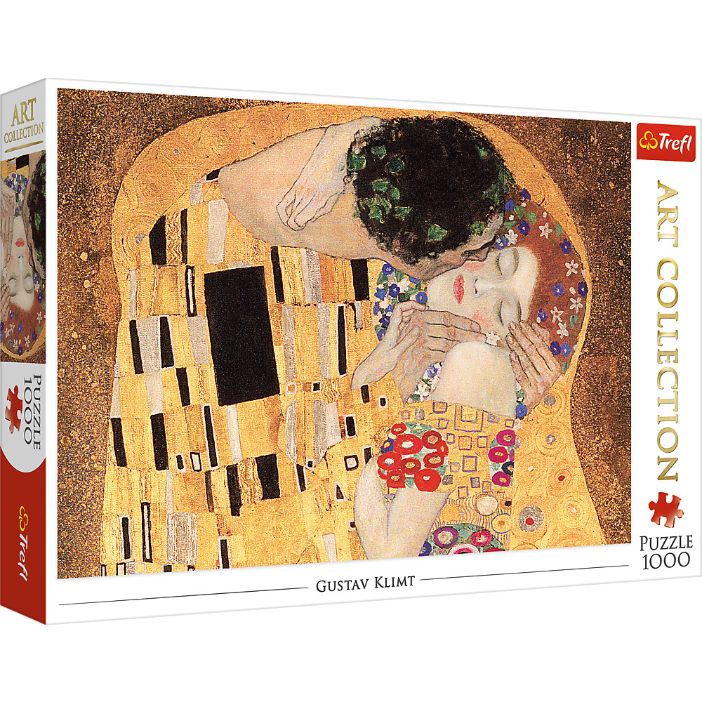 TREFL Jigsaw จิ๊กซอว์ ศิลปะ 1000 ชิ้น รุ่น The Kiss (68.3x48 cm.) ผลิตและนำเข้าจากยุโรป พร้อมส่ง