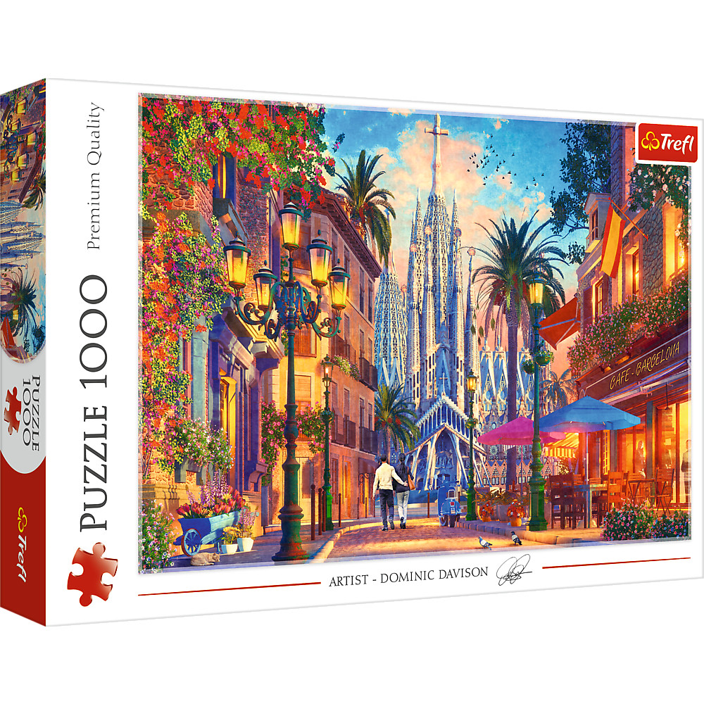 TREFL Jigsaw จิ๊กซอว์ 1000 ชิ้น รุ่น Barcelona, Spain (68.3x48 cm.) ผลิตและนำเข้าจากยุโรป พร้อมส่ง