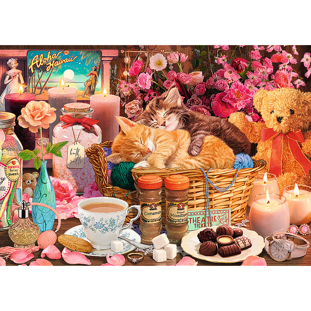 TREFL Premium Plus Jigsaw จิ๊กซอว์ 1000 ชิ้น รุ่น All Things Nice(68.3x48 cm.) ผลิตและนำเข้าจากยุโรป