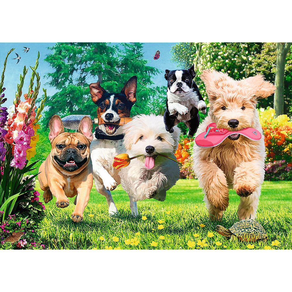 TREFL Premium Plus Jigsaw จิ๊กซอว์ 1000 ชิ้น Here Comes Trouble (68.3x48 cm.) ผลิตและนำเข้าจากยุโรป