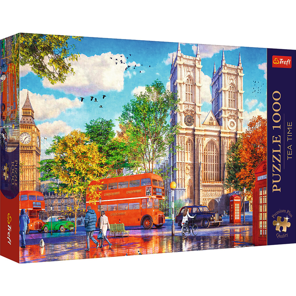 TREFL Premium Plus Jigsaw จิ๊กซอว์ 1000 ชิ้น รุ่น View of London (68.3x48 cm.) ผลิตและนำเข้าจากยุโรป