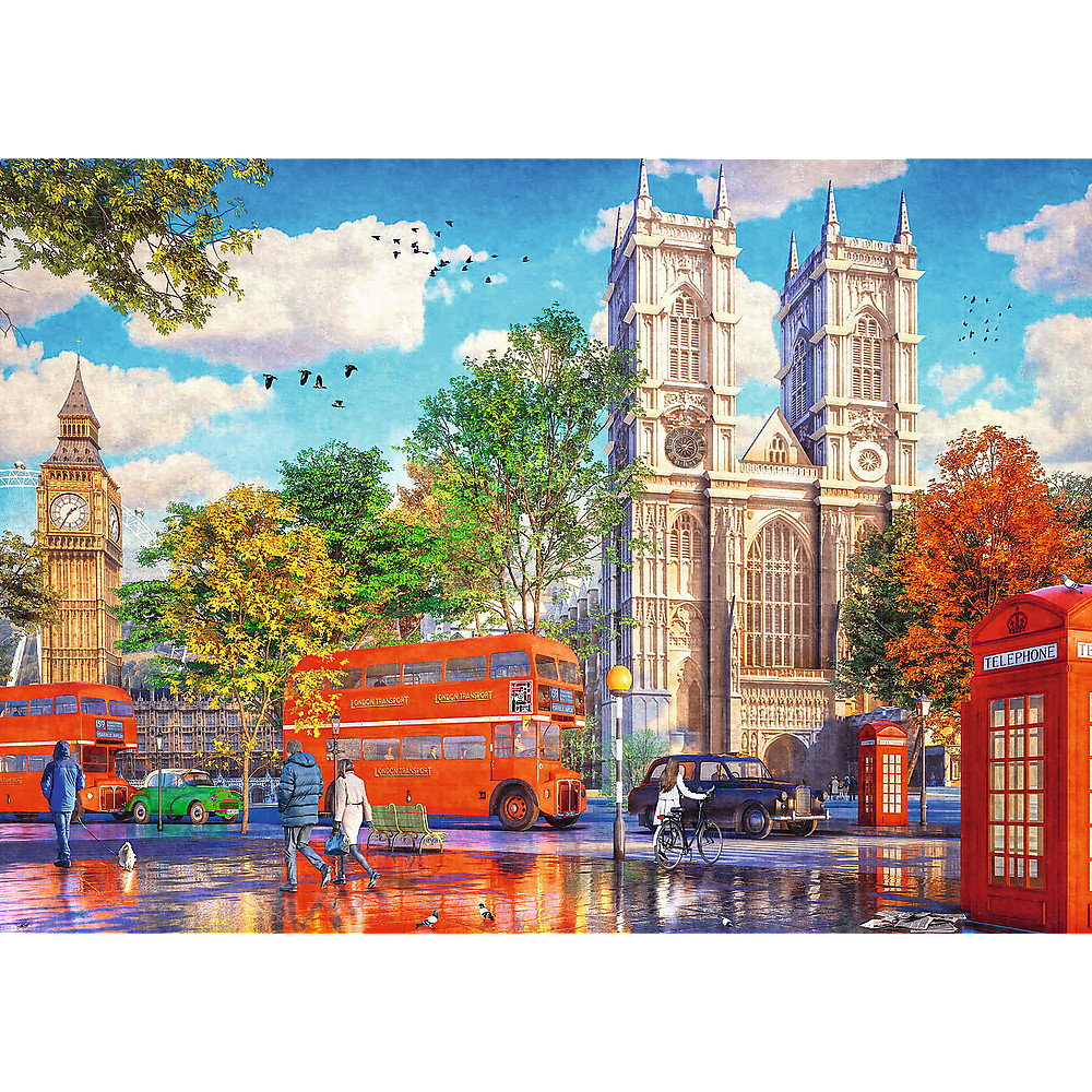 TREFL Premium Plus Jigsaw จิ๊กซอว์ 1000 ชิ้น รุ่น View of London (68.3x48 cm.) ผลิตและนำเข้าจากยุโรป