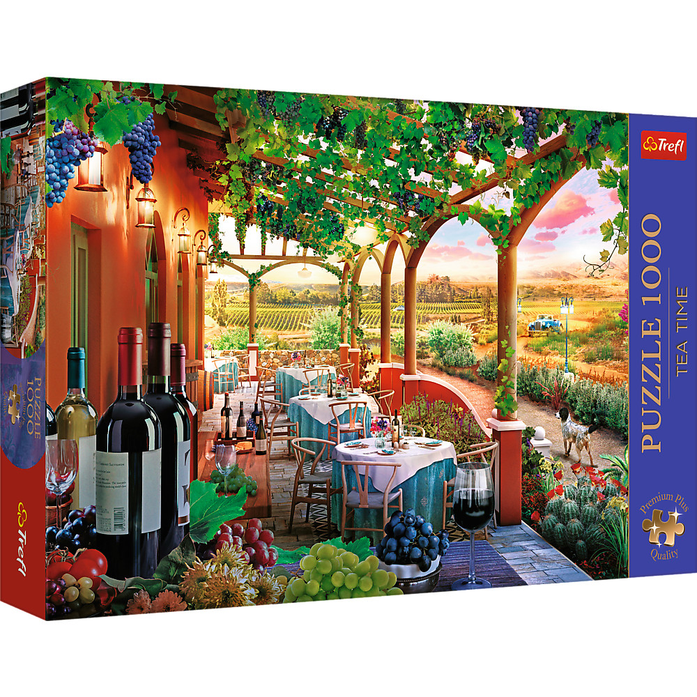 TREFL Premium Plus Jigsaw จิ๊กซอว์ 1000 ชิ้น รุ่น Italian Vineyard (68.3x48 cm.) ผลิตและนำเข้าจากยุโรป พร้อมส่ง