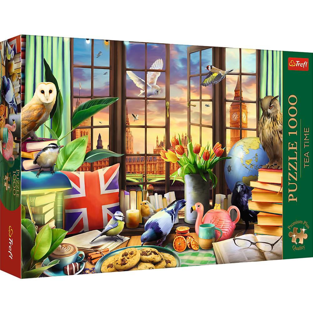 TREFL Premium Plus Jigsaw จิ๊กซอว์ 1000 ชิ้น รุ่น All things British (68.3x48 cm.) ผลิตและนำเข้าจากยุโรป