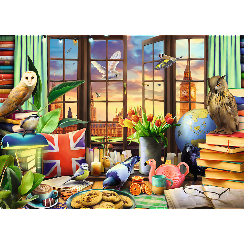 TREFL Premium Plus Jigsaw จิ๊กซอว์ 1000 ชิ้น รุ่น All things British (68.3x48 cm.) ผลิตและนำเข้าจากยุโรป