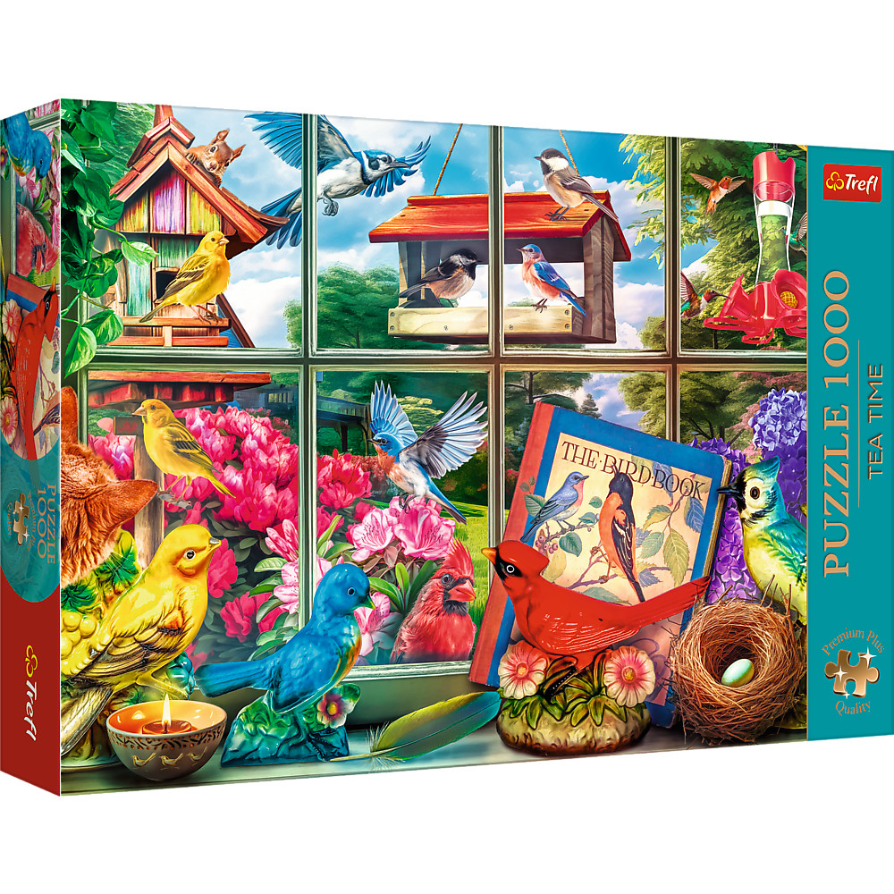 TREFL Premium Plus Jigsaw จิ๊กซอว์ 1000 ชิ้น รุ่น World of birds (68.3x48 cm.) ผลิตและนำเข้าจากยุโรป