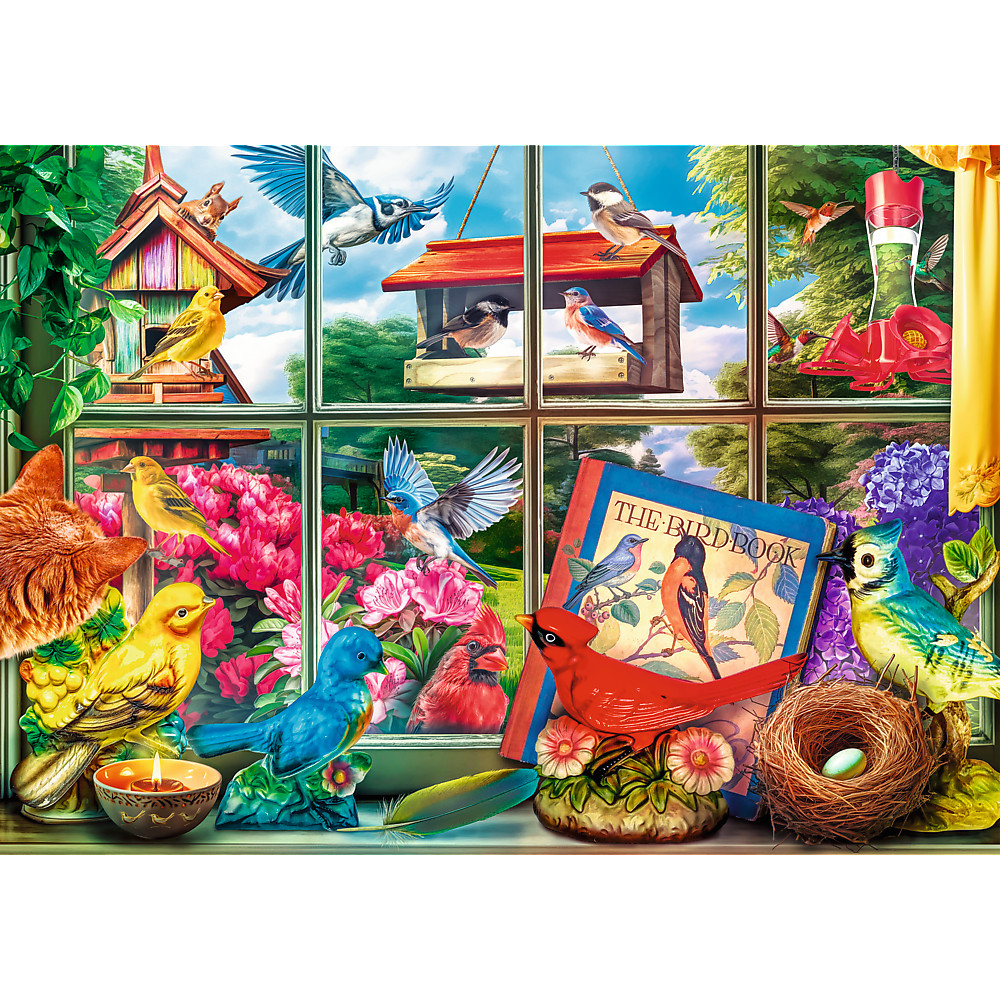 TREFL Premium Plus Jigsaw จิ๊กซอว์ 1000 ชิ้น รุ่น World of birds (68.3x48 cm.) ผลิตและนำเข้าจากยุโรป