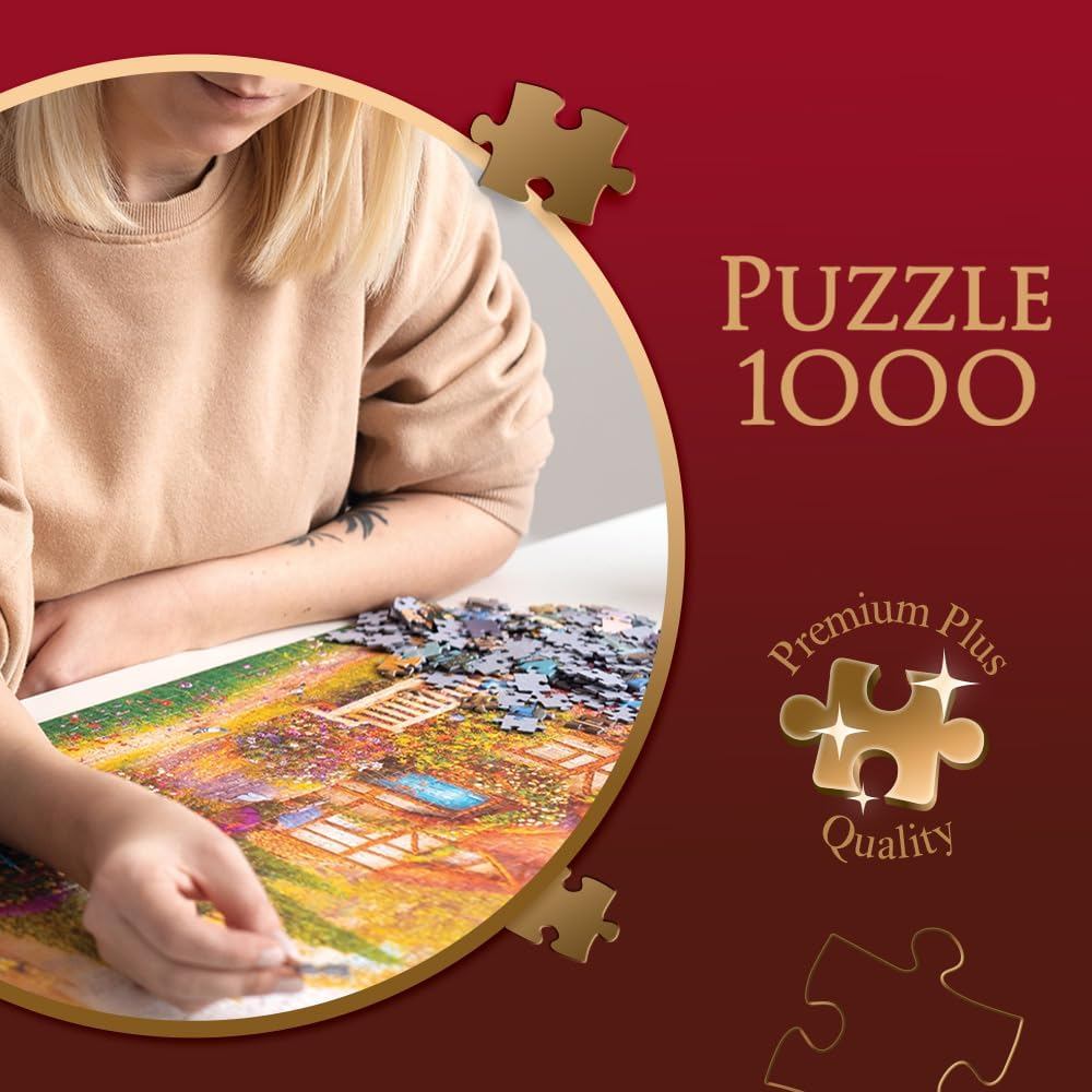 TREFL Premium Plus Jigsaw จิ๊กซอว์ 1000 ชิ้น รุ่น Four Seasons (68.3x48 cm.) ผลิตและนำเข้าจากยุโรป