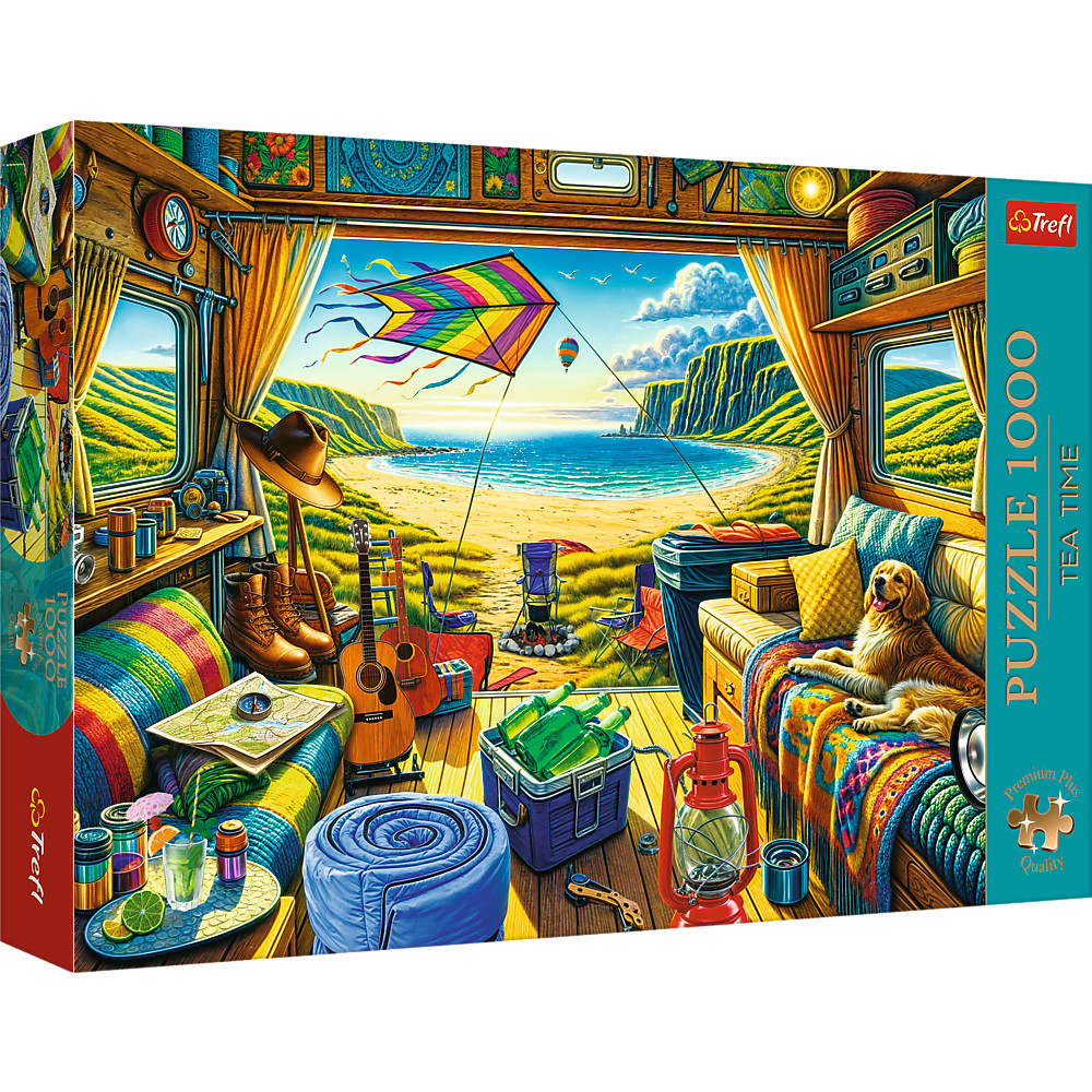 TREFL Premium Plus Jigsaw จิ๊กซอว์ จำนวน 1000 ชิ้น รุ่น Van Life (68.3x48 cm.) ผลิตและนำเข้าจากยุโรป