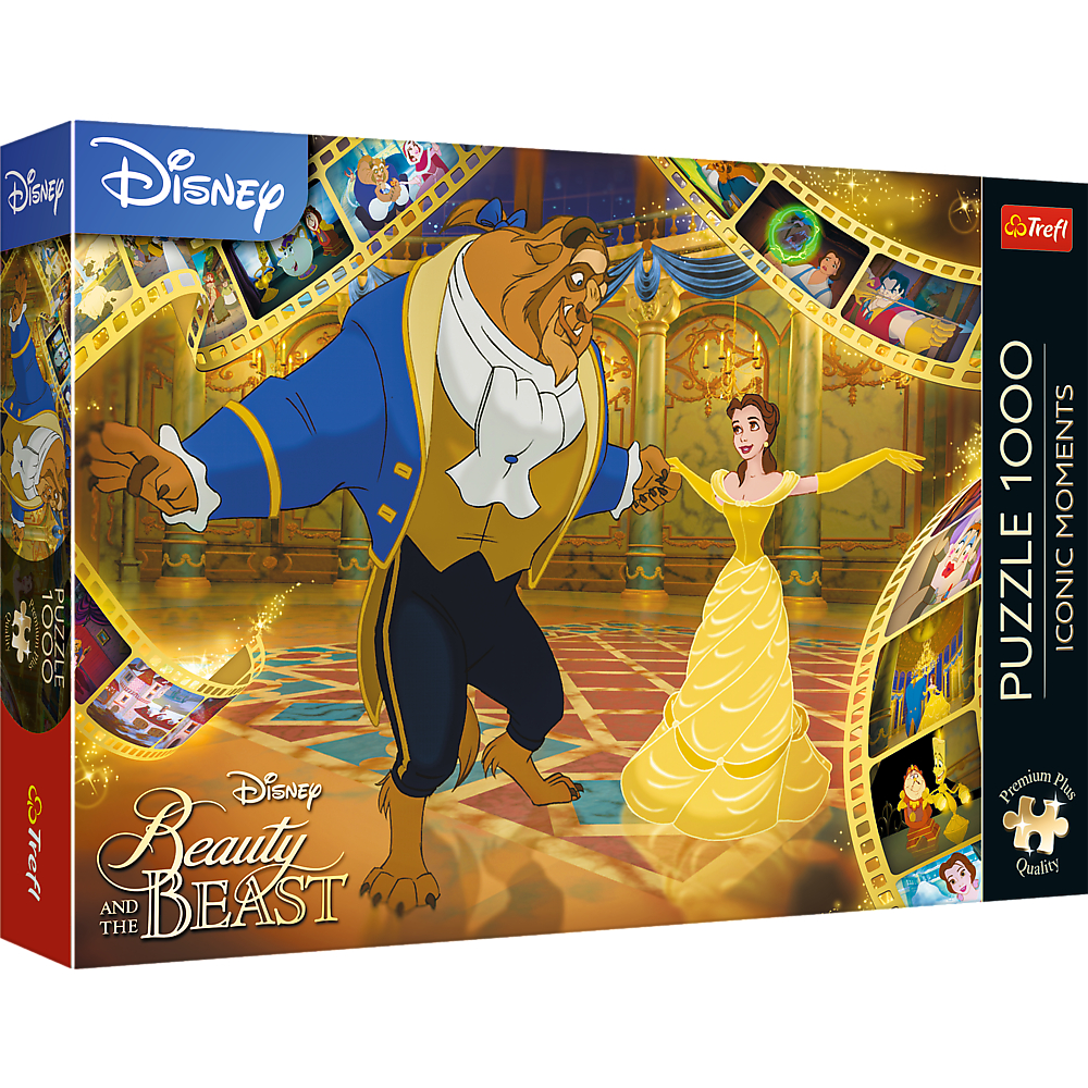 TREFL Premium Plus Jigsaw จิ๊กซอว์ ดิสนี่ย์ 1000 ชิ้น รุ่น Disney Beauty and the Beast (68.3x48 cm.) ลิขสิทธิ์แท้
