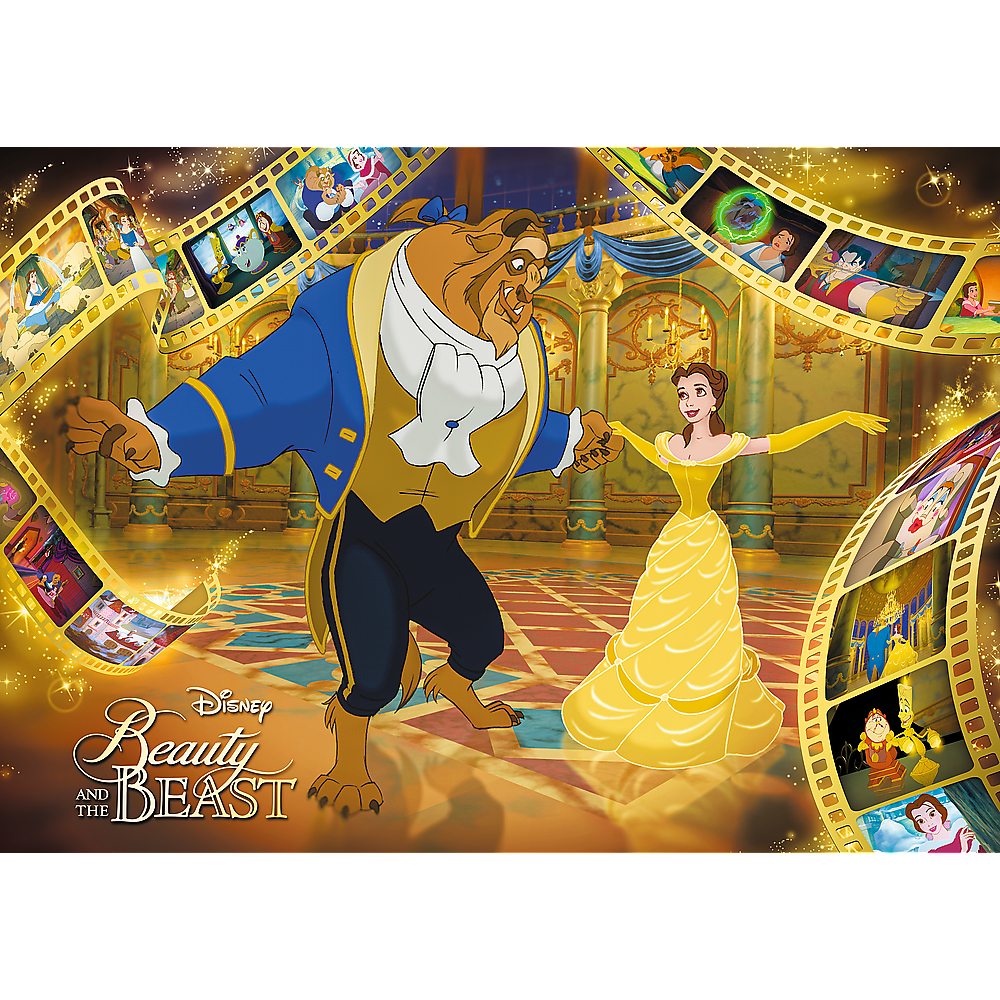TREFL Premium Plus Jigsaw จิ๊กซอว์ ดิสนี่ย์ 1000 ชิ้น รุ่น Disney Beauty and the Beast (68.3x48 cm.) ลิขสิทธิ์แท้