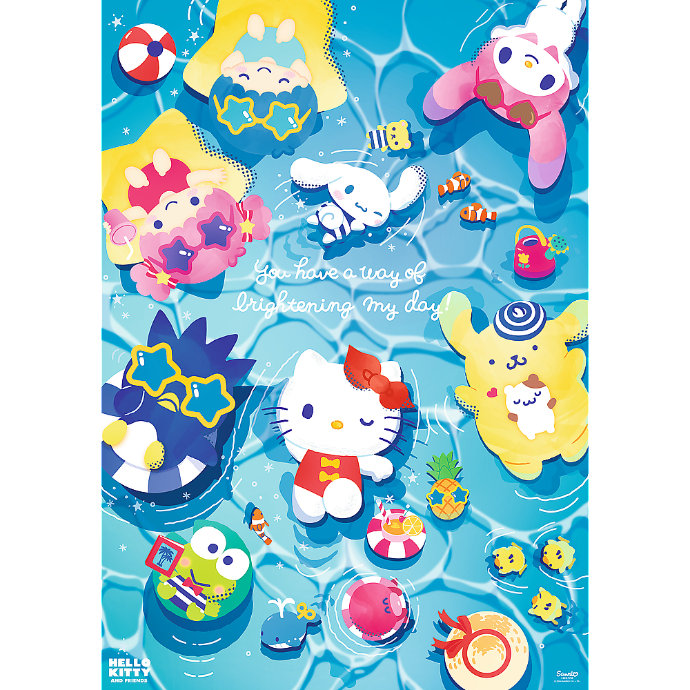 TREFL Premium Jigsaw จิ๊กซอว์ Sanrio 1000 ชิ้น รุ่น Hello Kitty Summer Vibes (48x68.3cm.) ของแท้ ผลิตและนำเข้าจากยุโรป