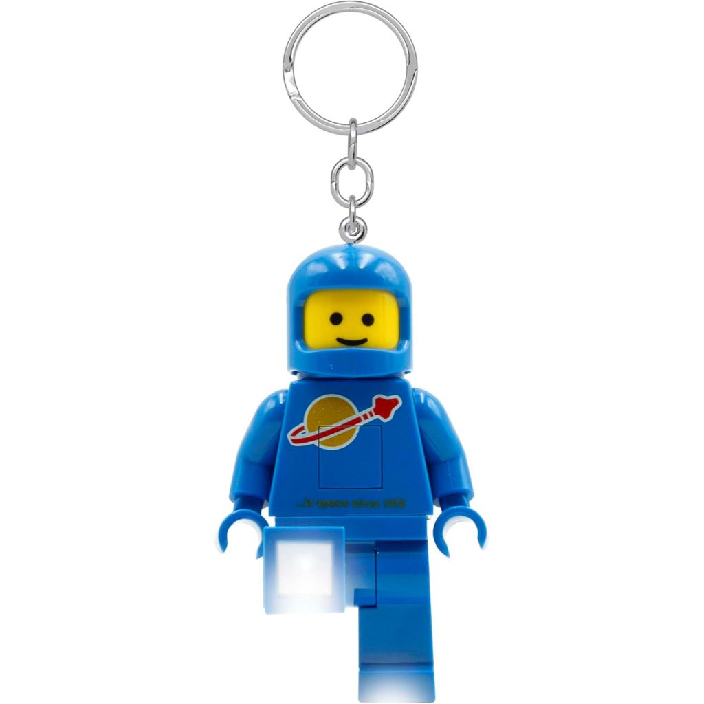 LEGO พวงกุญแจไฟฉาย เลโก้ คลาสสิก Spaceman Blue LED Keychain ลิขสิทธิ์แท้