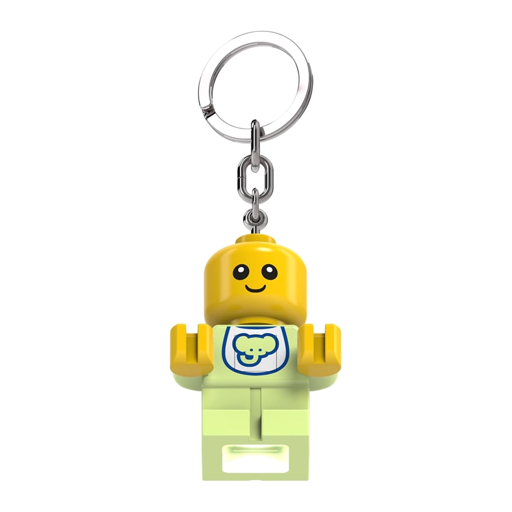 LEGO พวงกุญแจไฟฉาย เลโก้ คลาสสิก Baby Green LED Keychain ลิขสิทธิ์แท้