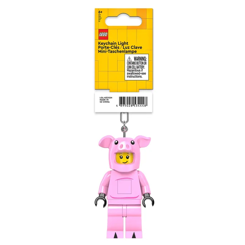LEGO พวงกุญแจไฟฉาย เลโก้ คลาสสิก Piggy Girl LED Keychain ลิขสิทธิ์แท้