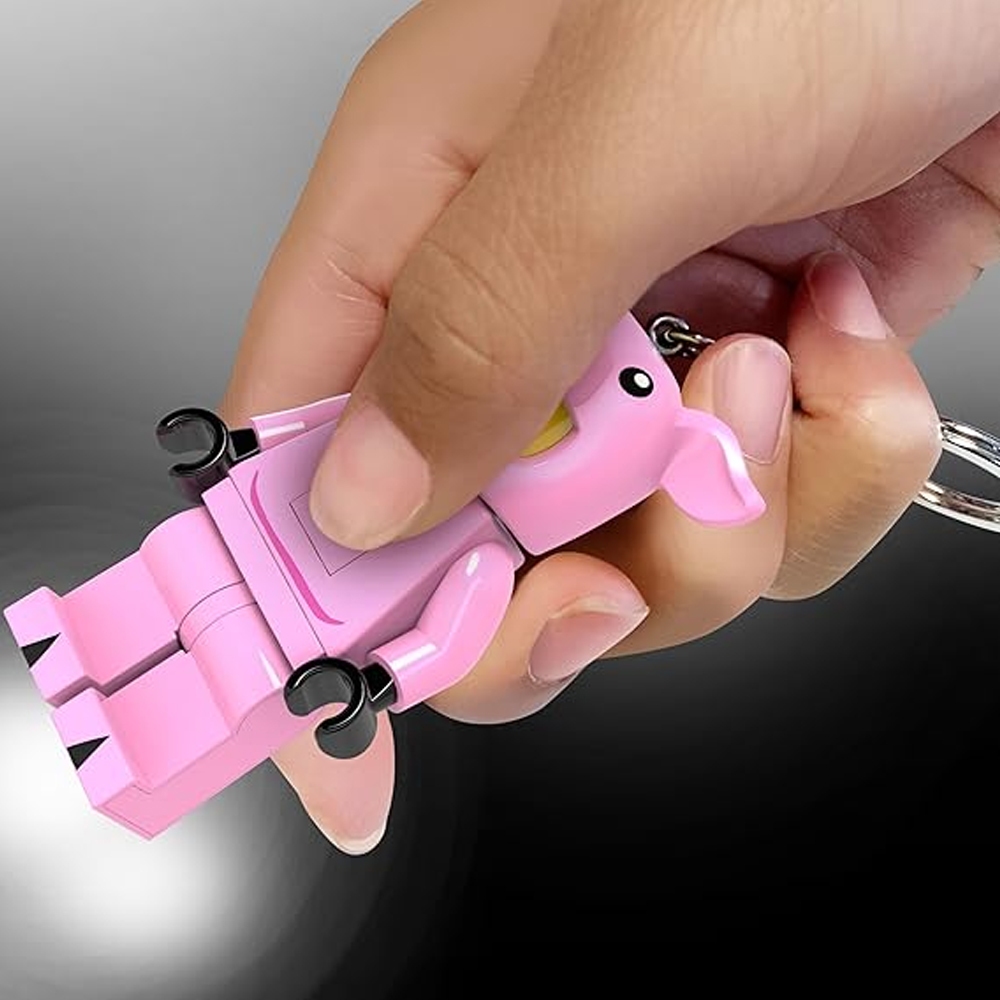 LEGO พวงกุญแจไฟฉาย เลโก้ คลาสสิก Piggy Girl LED Keychain ลิขสิทธิ์แท้